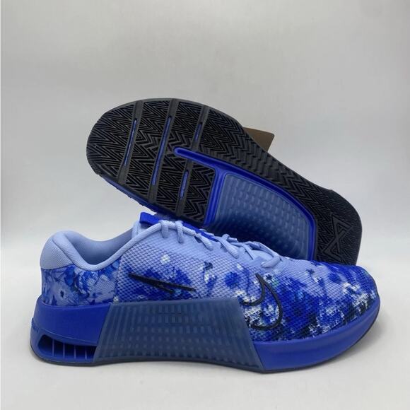 Nike M Metcon 9 AMP Aluminum Black Racer Blue (HJ6008 400) Men's Size 11.5 - Picture 1 of 4